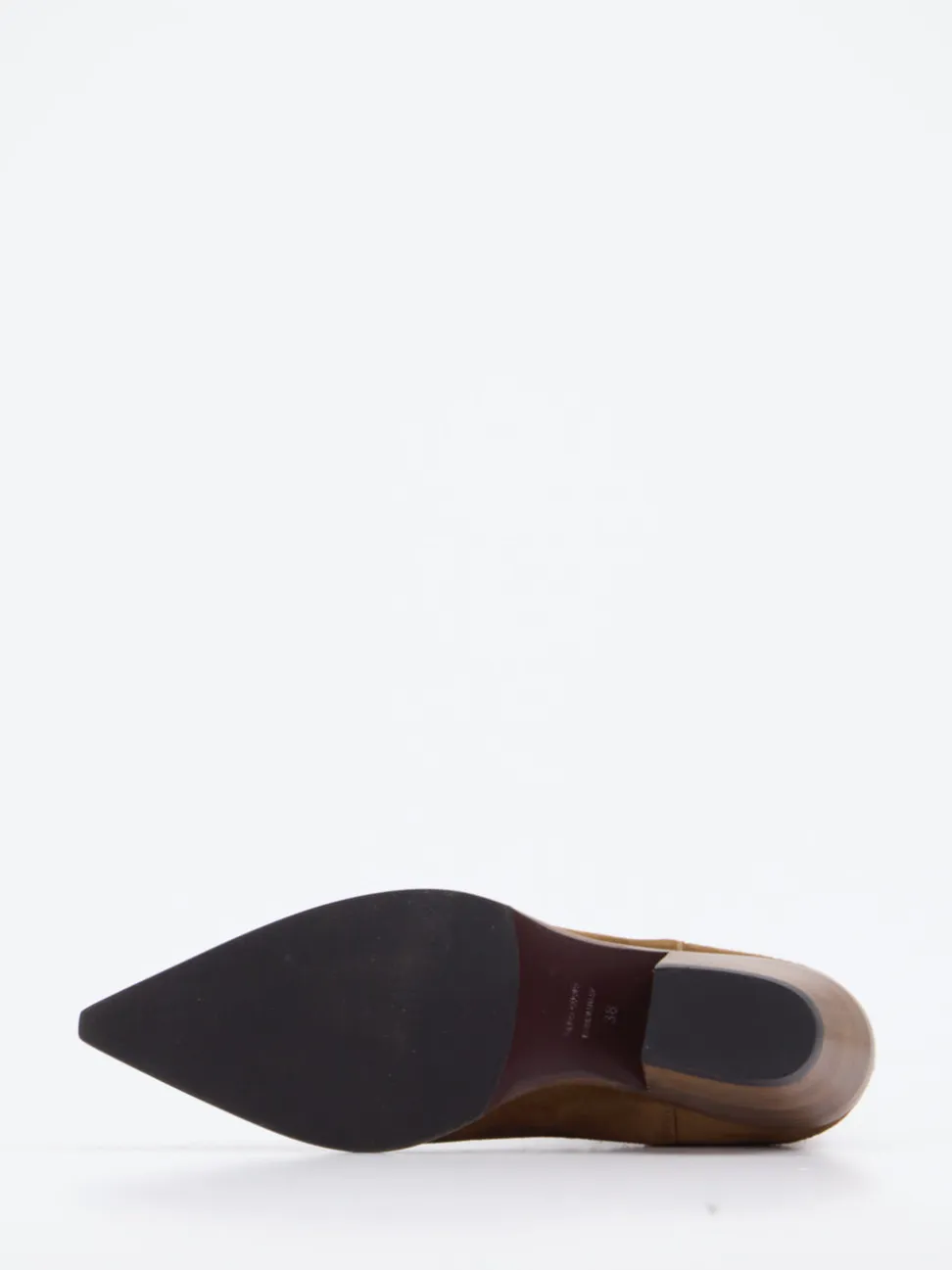 Konstantin Starke – Western-Stiefelette aus Veloursleder Braun