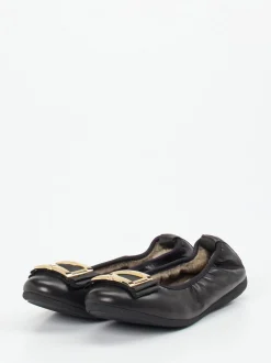 La Ballerina – Ballerinas aus Lammleder in Schwarz
