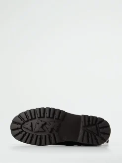La Martina – Chelsea Boots aus Kalbleder Schwarz