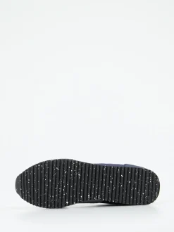 La Martina – Retro-Sneaker aus Textil Dunkelblau
