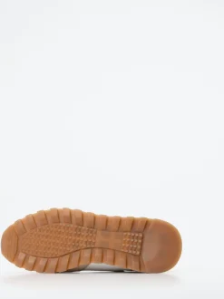 La Martina – Sneaker aus Kalbleder und Veloursleder Beige