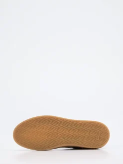La Martina – Sneaker aus Kalbleder in Cognacbraun