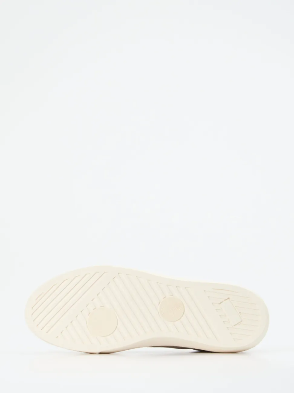 La Martina – Sneaker aus Veloursleder Sandbeige