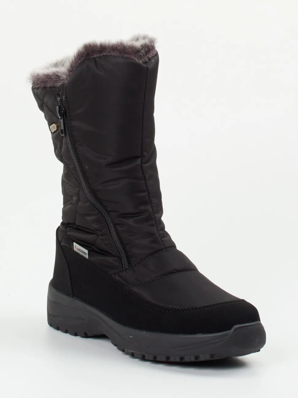 Lackner – Thermoboots aus Nylon Schwarz mit Spikes