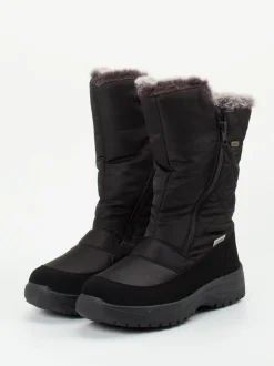 Lackner – Thermoboots aus Nylon Schwarz mit Spikes