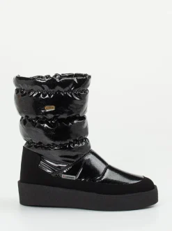 Lackner – Winterstiefel aus Nylon schwarz glänzend