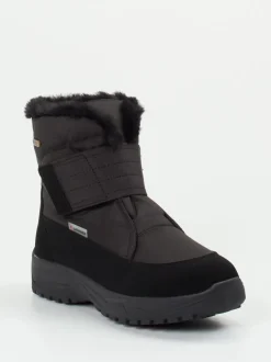 Lackner – Winterstiefel aus Textil und Synthetik schwarz