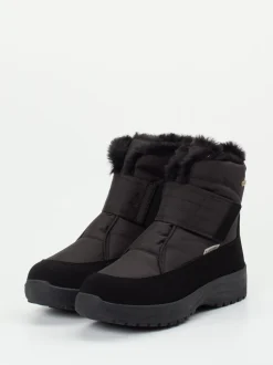 Lackner – Winterstiefel aus Textil und Synthetik schwarz