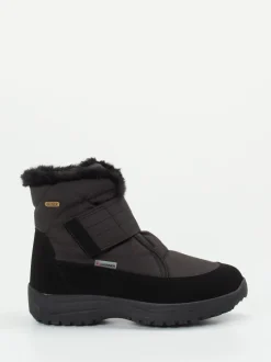 Lackner – Winterstiefel aus Textil und Synthetik schwarz