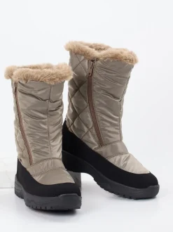 Lackner – Winterstiefel aus Nylon in Taupe