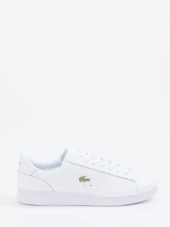 Lacoste – Low-Top Sneaker aus Glattleder weiß