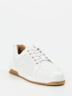 Leandro Lopes – Sneaker aus Kalbleder in Weiß