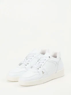 Leandro Lopes – Sneaker aus Kalbleder in Offwhite