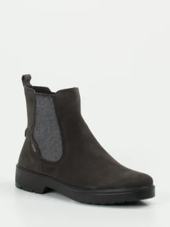 Legero – Chelsea Boots aus Veloursleder Anthrazit
