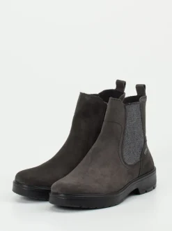 Legero – Chelsea Boots aus Veloursleder Anthrazit