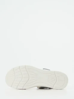 Legero – Komfort-Sandalen aus Metallicleder silber