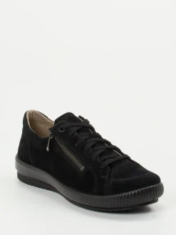 Legero – Komfort-Sneaker aus Veloursleder schwarz