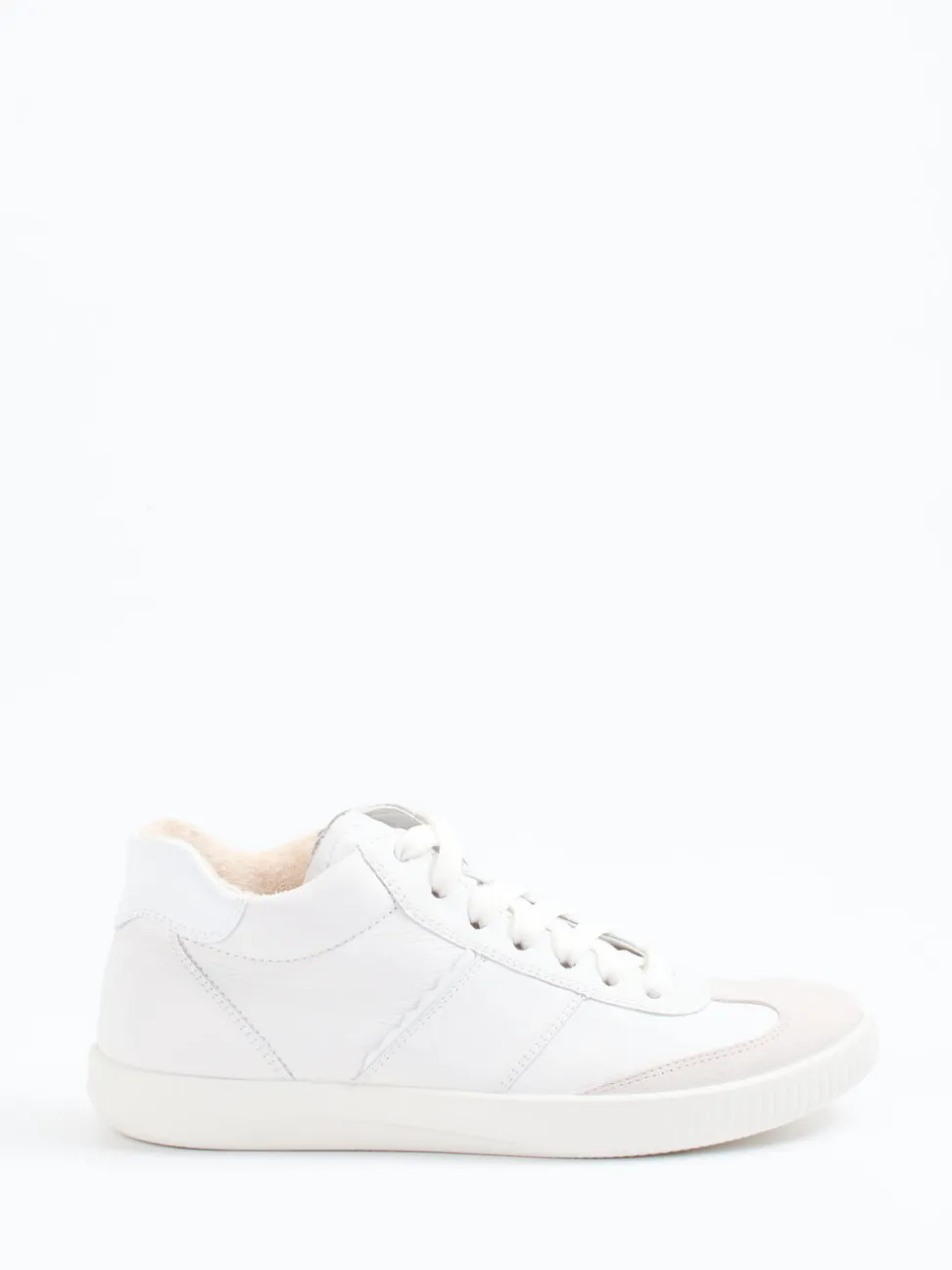 Legero – Mid-Top Sneaker aus Lammleder weiß