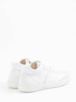 Legero – Mid-Top Sneaker aus Lammleder weiß