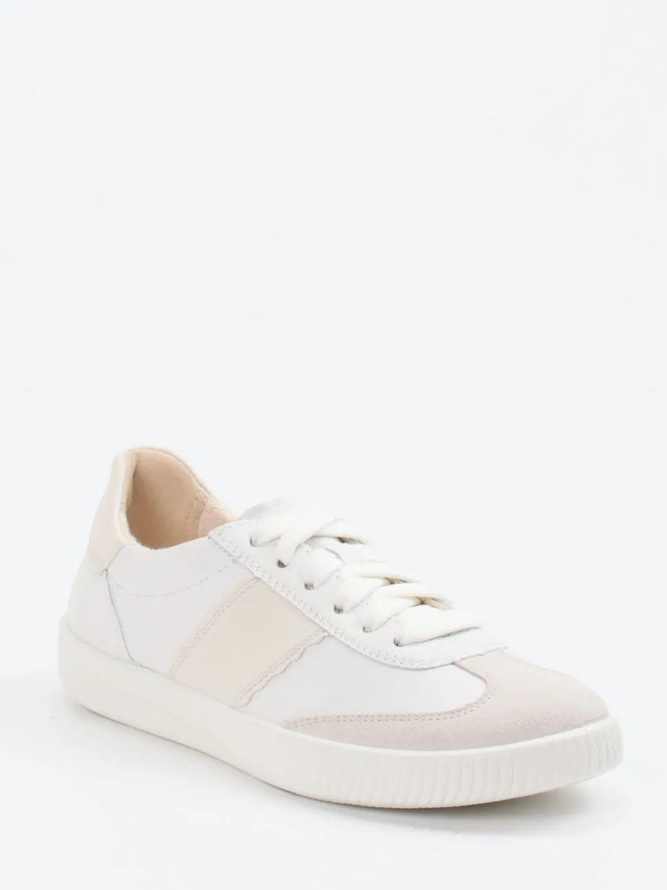 Legero – Sneaker aus Lammleder in Offwhite