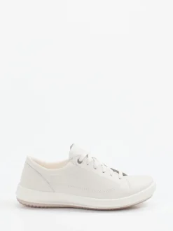 Legero – Sneaker aus Lammleder in Offwhite