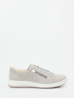 Legero – Sneaker aus Veloursleder hellgrau