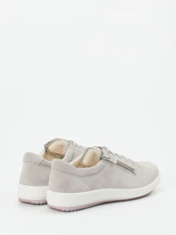 Legero – Sneaker aus Veloursleder hellgrau