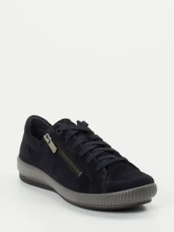 Legero – Sneaker aus Veloursleder navyblau