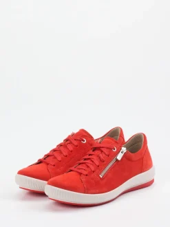 Legero – Sneaker aus Veloursleder in Signalrot