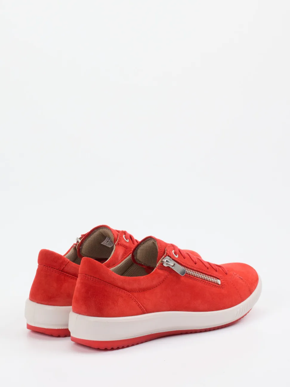 Legero – Sneaker aus Veloursleder in Signalrot