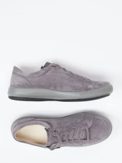 Legero – Sneaker aus Veloursleder in Grau