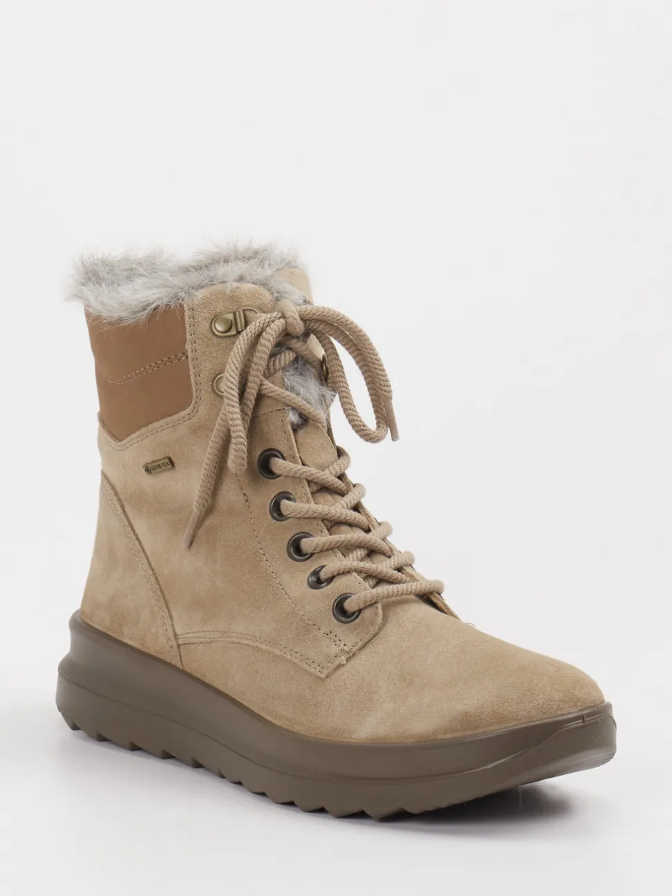 Legero – Stiefeletten aus Leder beige