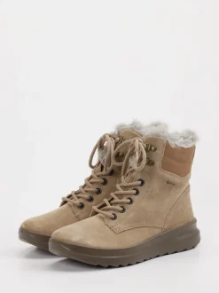 Legero – Stiefeletten aus Leder beige