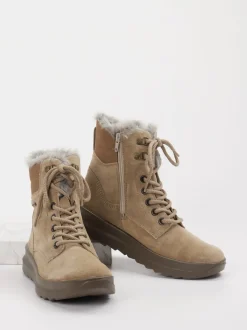 Legero – Stiefeletten aus Leder beige