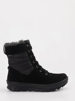 Legero – Winterboots aus Leder und Nylon Schwarz