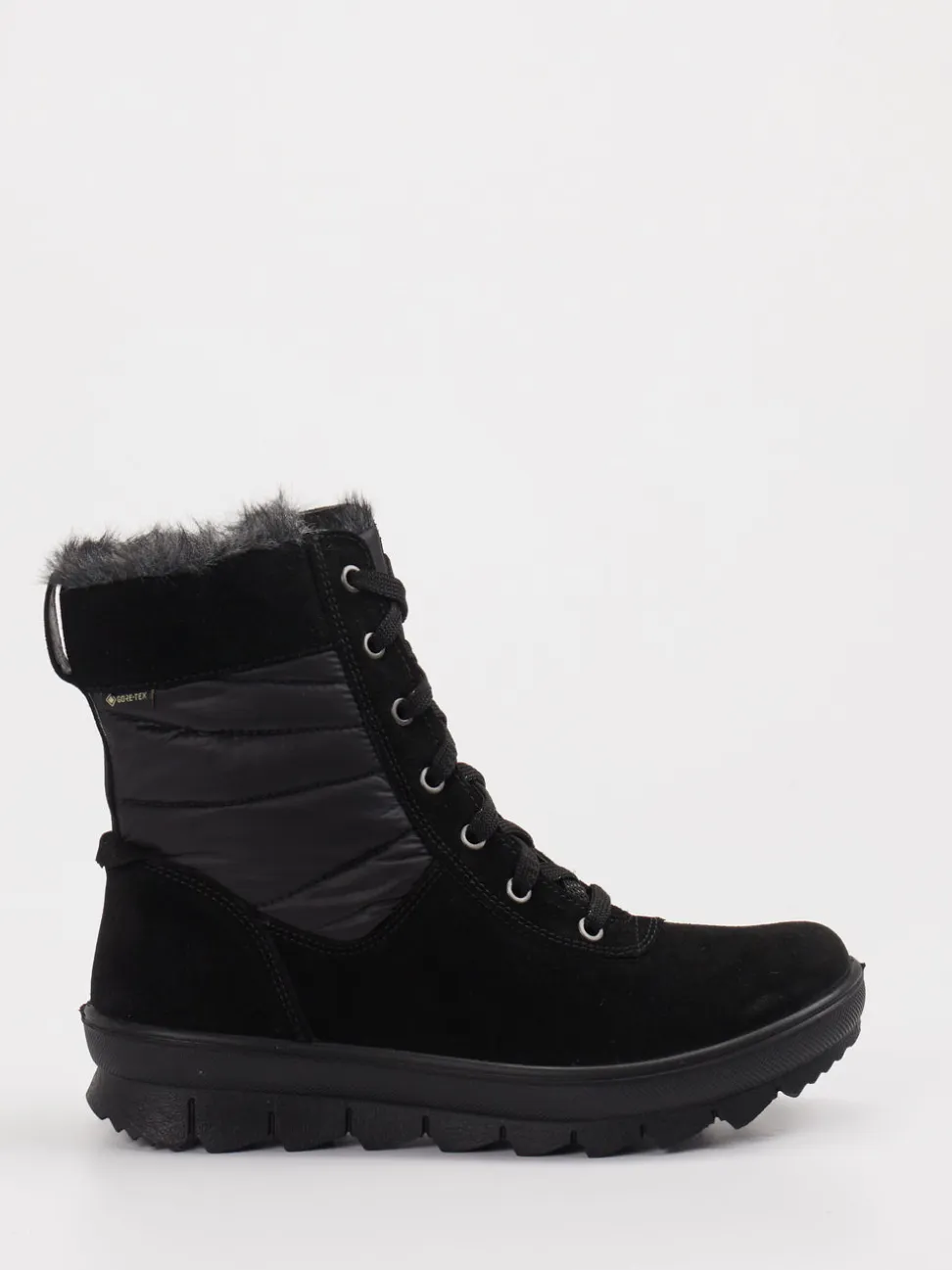 Legero – Winterboots aus Leder und Nylon Schwarz