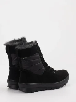 Legero – Winterboots aus Leder und Nylon Schwarz