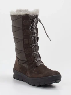 Legero – Winterstiefel aus Veloursleder dunkelbraun