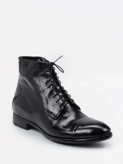 Lemargo – Captoe-Stiefelette aus Kalbleder schwarz