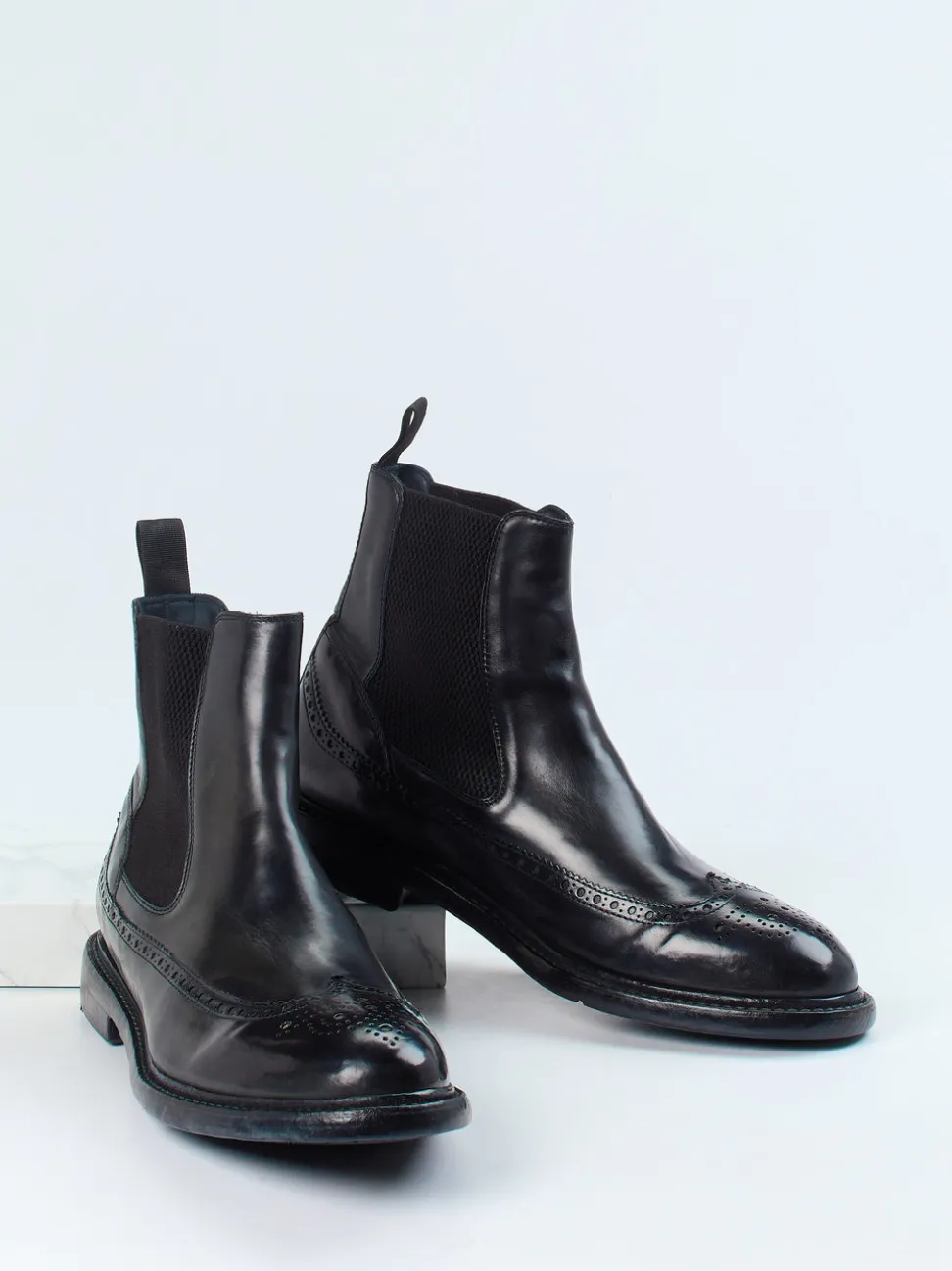 Lemargo – Chelsea Boots aus Kalbleder mit Broguing