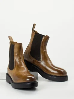 Lemargo – Chelsea Boots aus Büffelleder cognacbraun