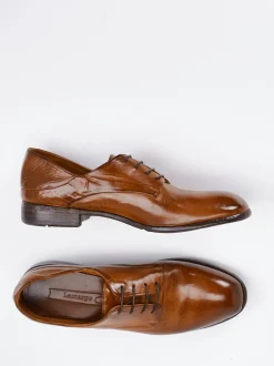 Lemargo – Derby-Schnürschuh aus Kalbleder cognacbraun