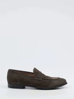 Lemargo – Loafer aus Veloursleder Dunkelolivgrau