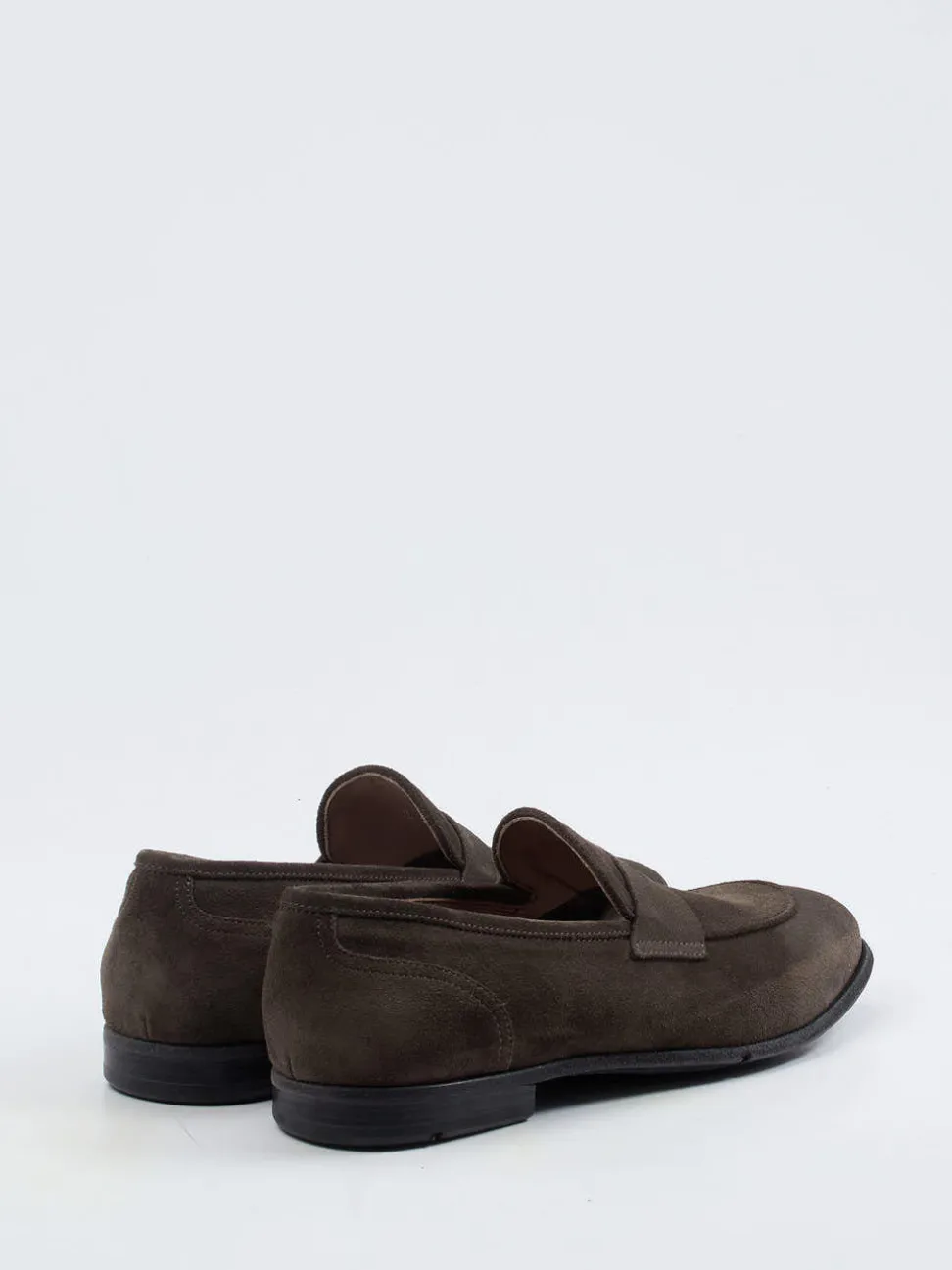 Lemargo – Loafer aus Veloursleder Dunkelolivgrau