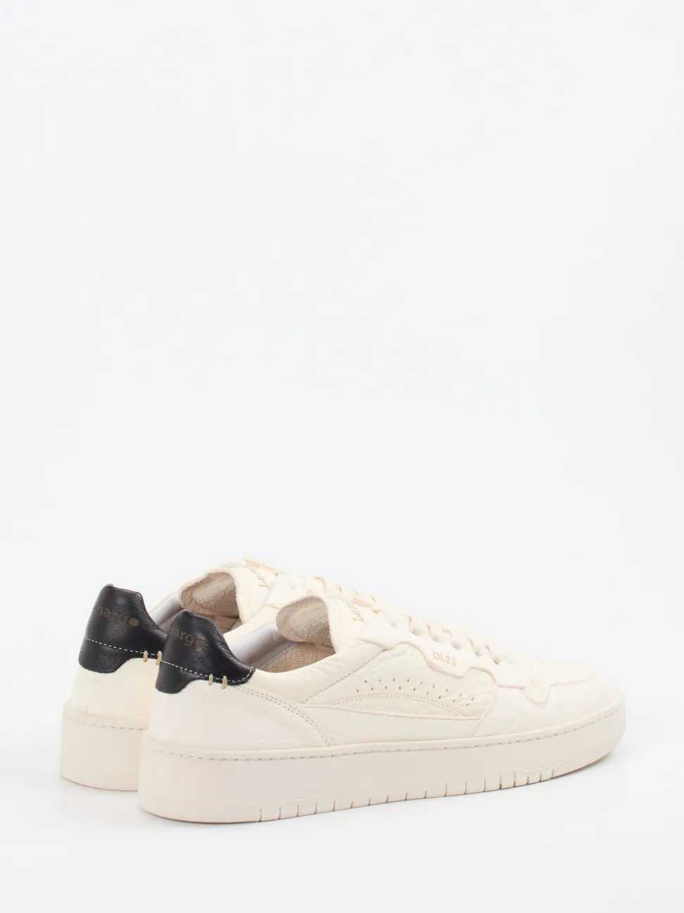 Lemargo – Low-Top-Sneaker aus Hirschleder Cremeweiß