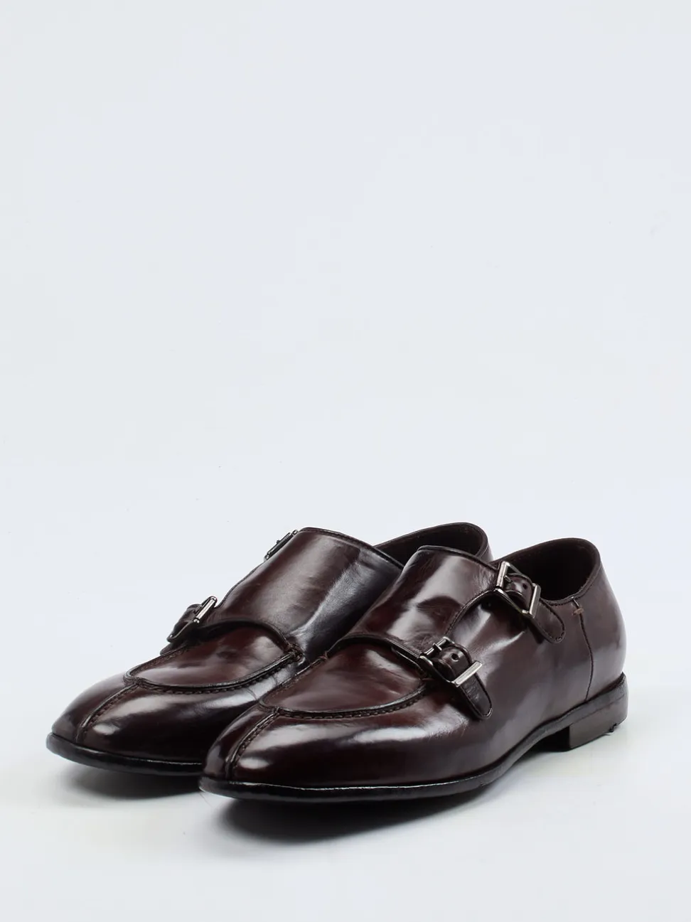 Lemargo – Monkstrap-Halbschuh aus Kalbleder Dunkelbraun