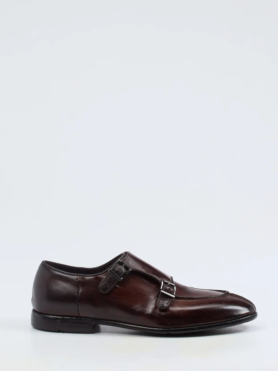 Lemargo – Monkstrap-Halbschuh aus Kalbleder Dunkelbraun