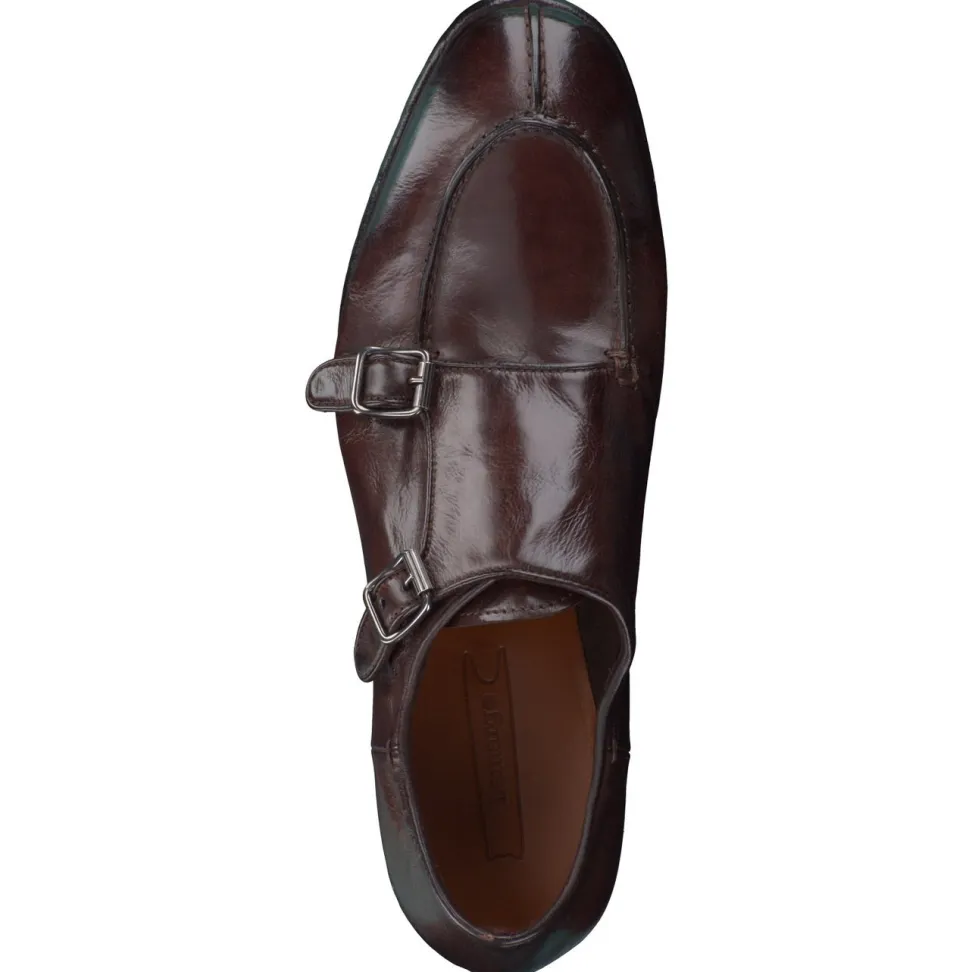 Lemargo – Monkstrap-Halbschuh aus Kalbleder Dunkelbraun