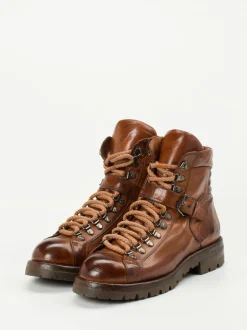 Lemargo – Schnürboots aus Büffelleder mittelbraun