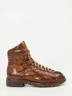 Lemargo – Schnürboots aus Büffelleder mittelbraun